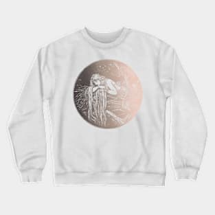 Wild Rose Nesting In Smoke Crewneck Sweatshirt